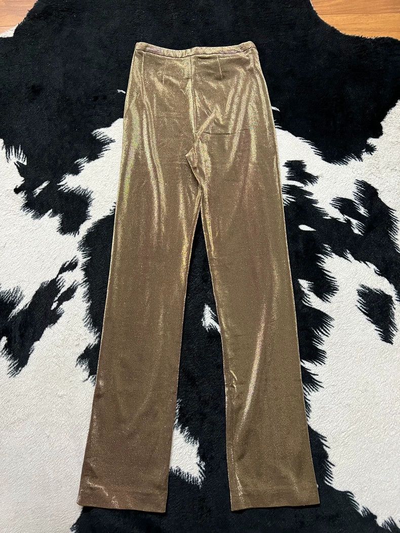 Kenzo Kenzo Gold Shimmer Straight Pants - dmc Size US 27 - 7 Thumbnail