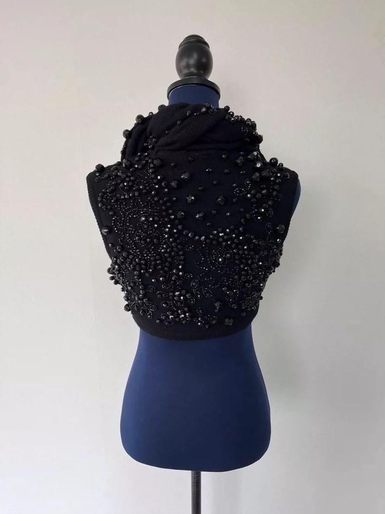 Kenzo Kenzo Wool Beaded Short Vest - dmc Size US XS / EU 42 / 0 - 2 Thumbnail