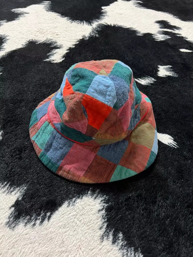 Kenzo Kenzo Multi-Color Patchwork Bucket Hat - dmc Size ONE SIZE - 4 Thumbnail