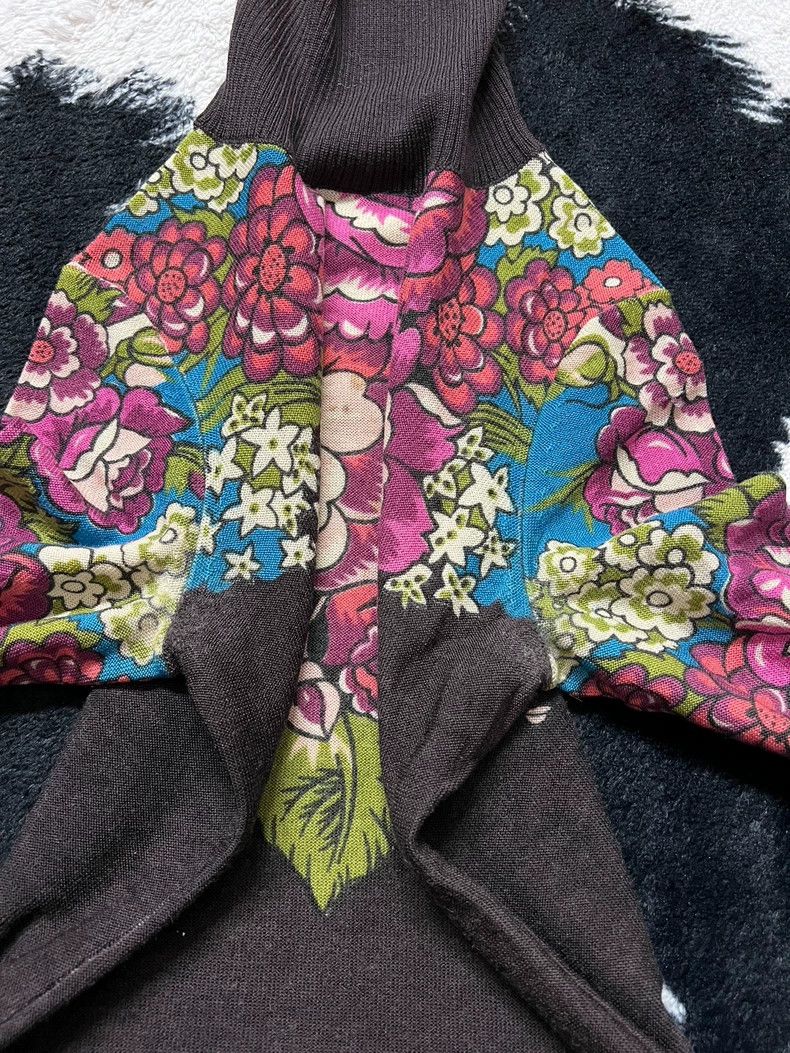 Kenzo Kenzo Floral Turtleneck Knit Top - dmc Size US M / EU 48-50 / 2 - 5 Thumbnail
