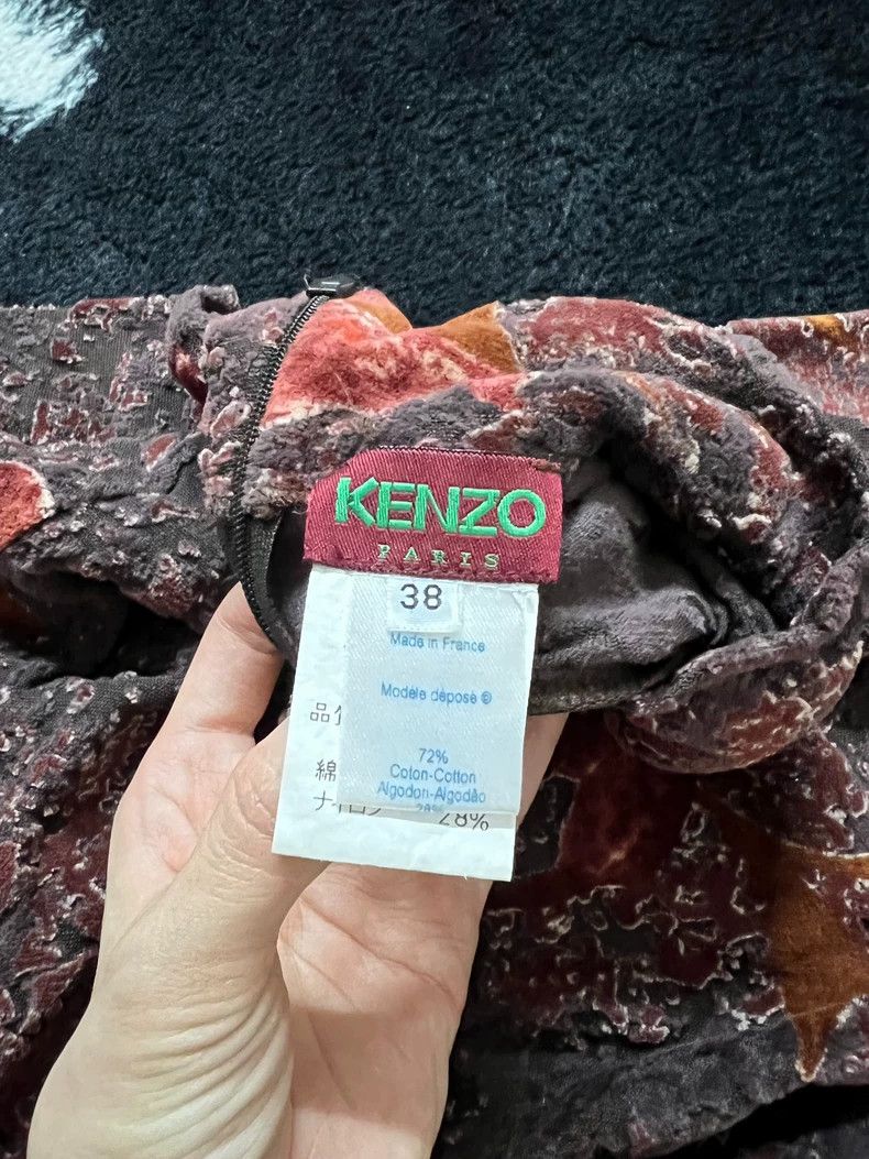 Kenzo Kenzo Floral Flocked Burn-out Top - dmc Size US S / EU 44-46 / 1 - 6 Thumbnail