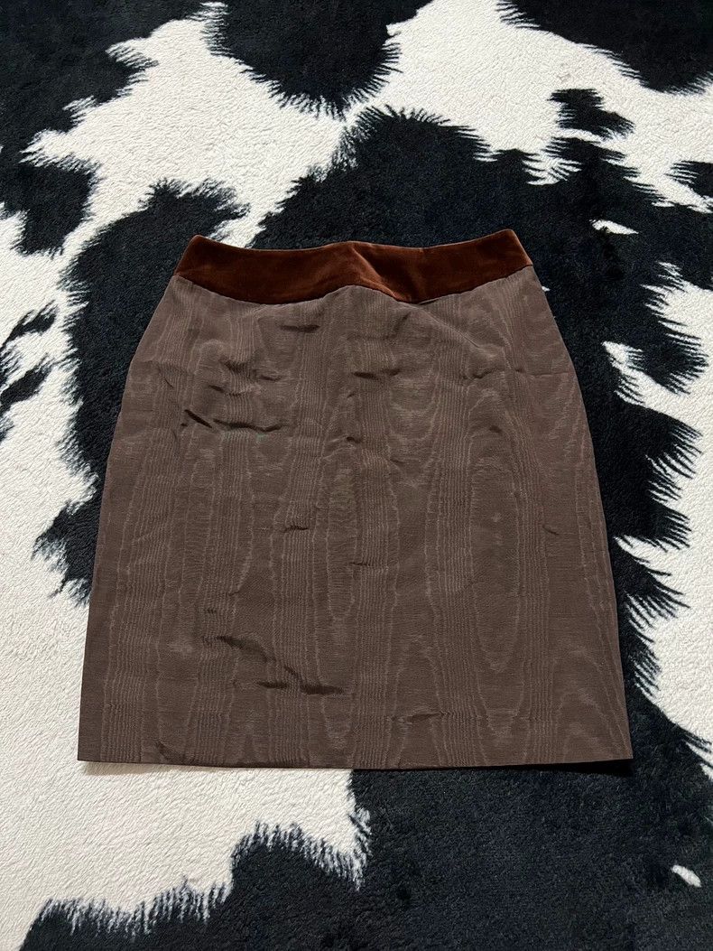 Kenzo Kenzo Ring Pattern Velvet Midi Skirt - dmc Size US 30 / EU 46 - 2 Thumbnail
