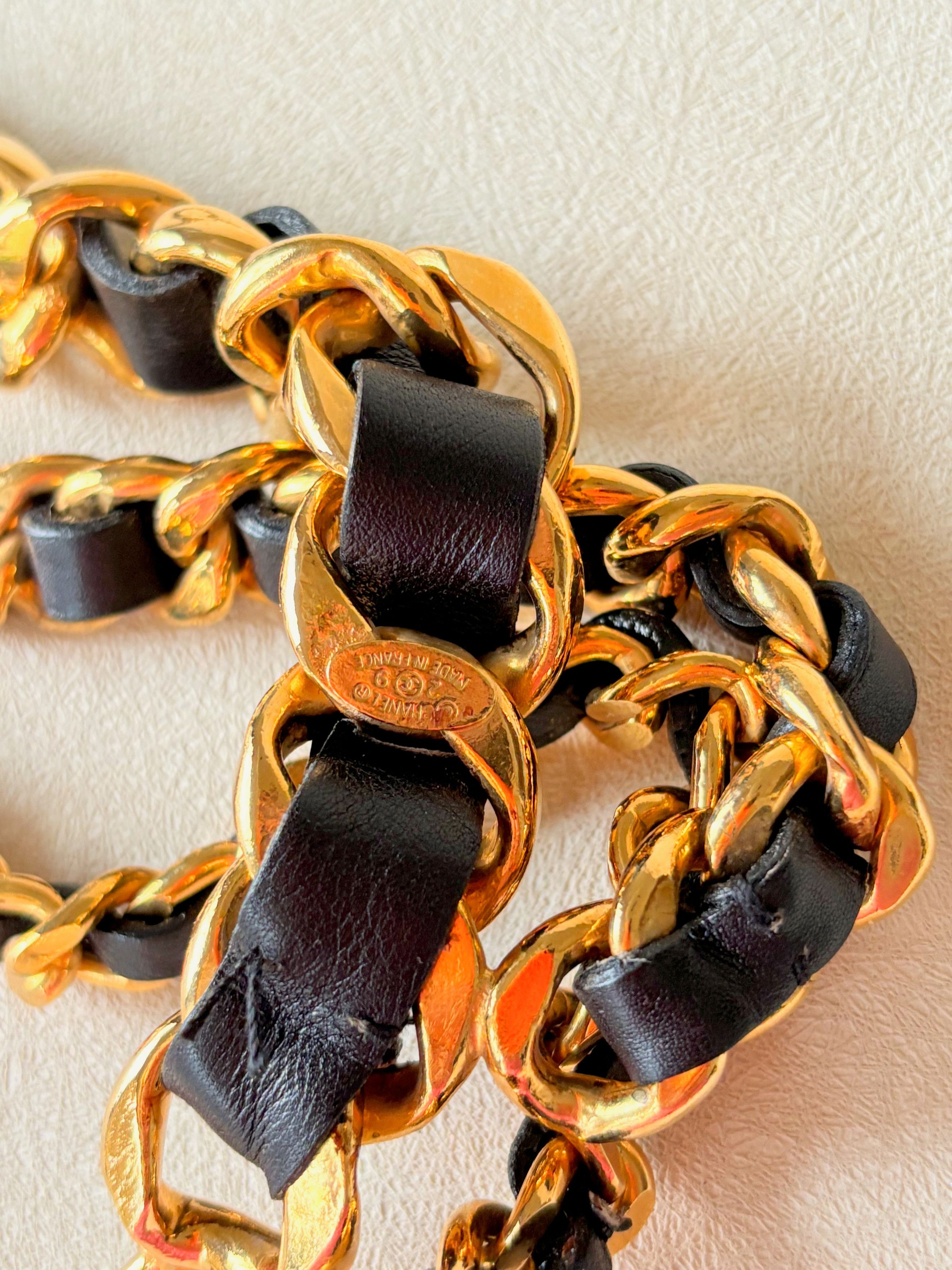 Chanel Ceinture triple gros maillons Size ONE SIZE - 8 Thumbnail