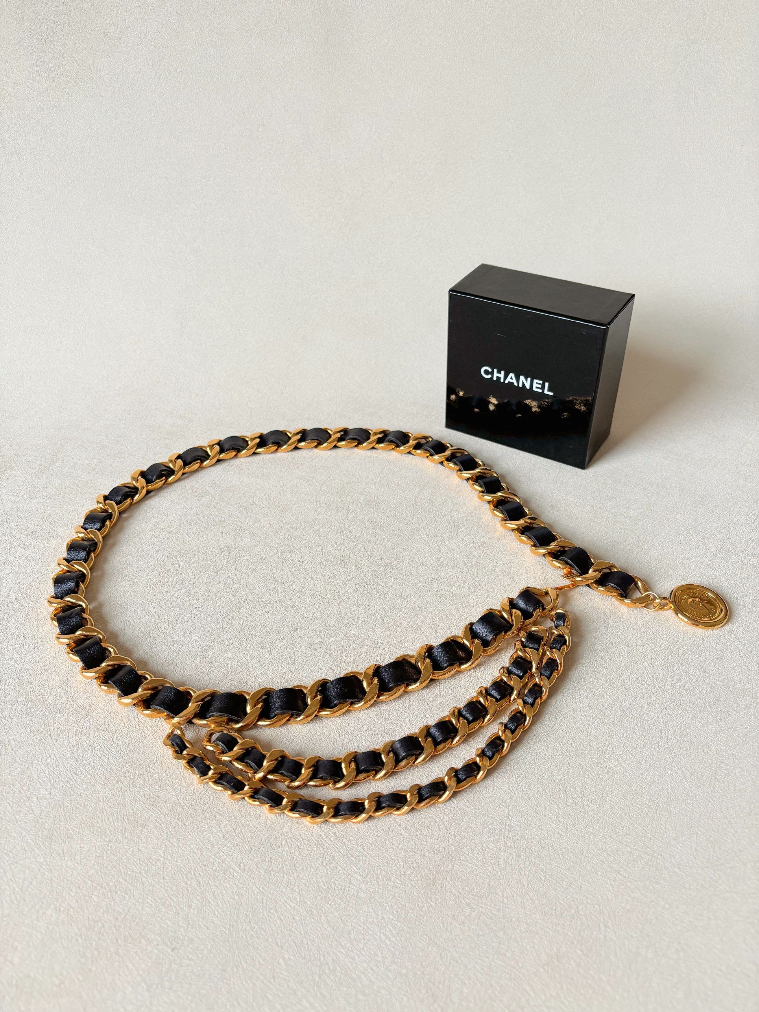 Chanel Ceinture triple gros maillons Size ONE SIZE - 4 Thumbnail