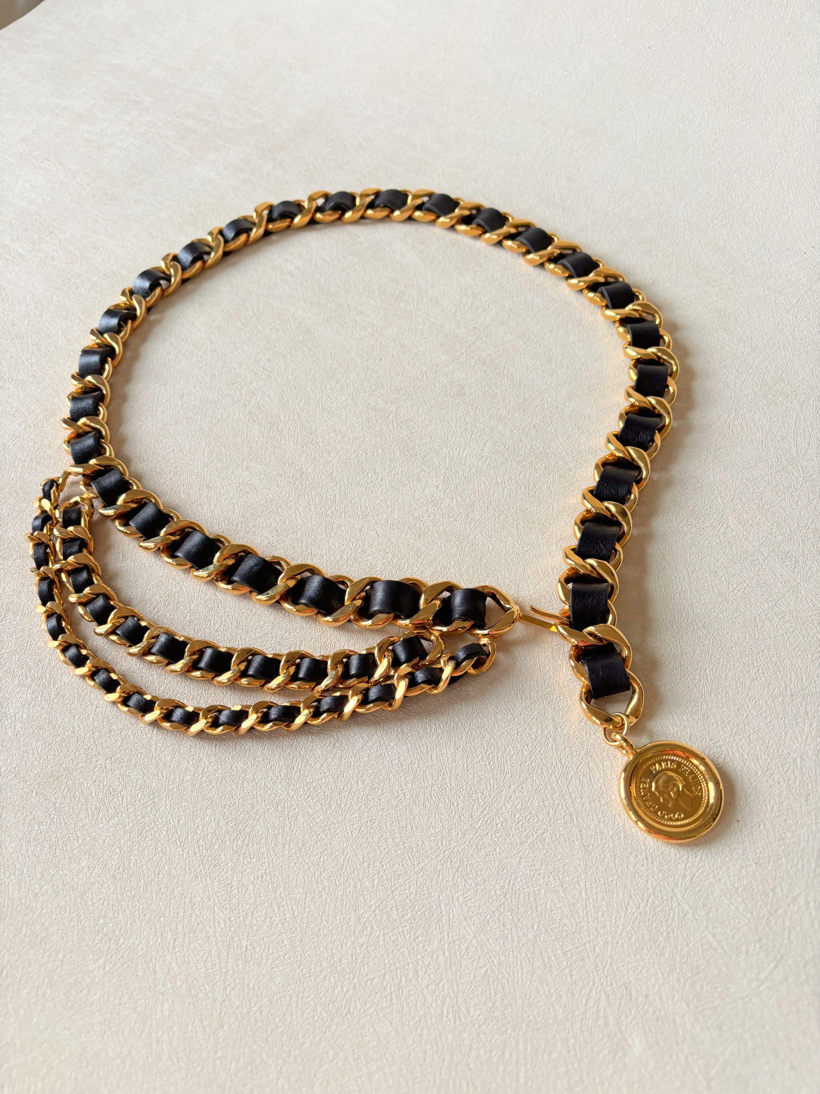 Chanel Ceinture triple gros maillons Size ONE SIZE - 10 Thumbnail