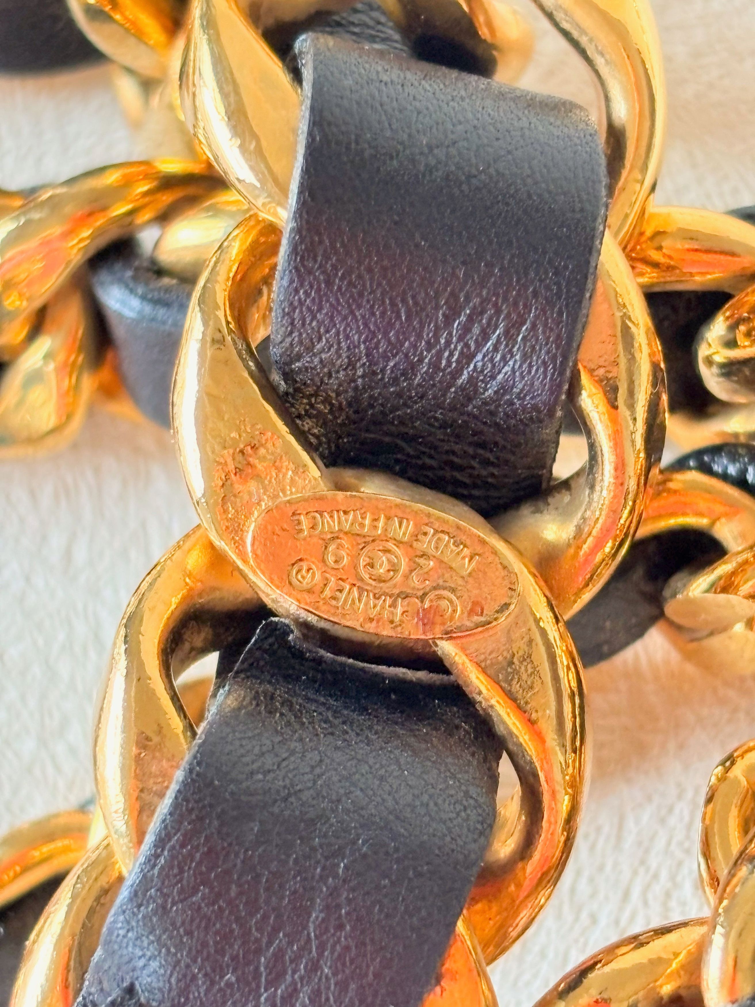 Chanel Ceinture triple gros maillons Size ONE SIZE - 9 Thumbnail