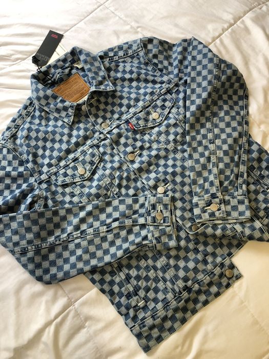 Levis checkmate shop denim jacket