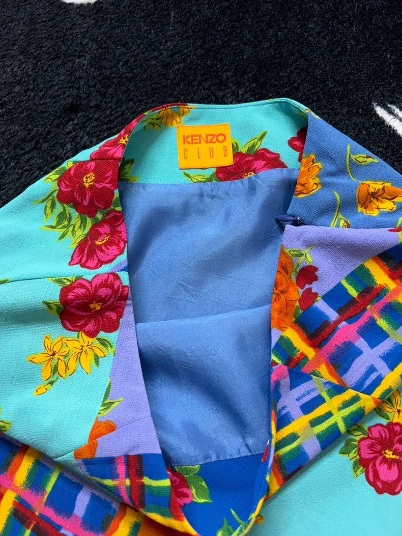 Kenzo Kenzo Patchwork Floral Midi Skirt - dmc Size US 26 / EU 42 - 4 Thumbnail