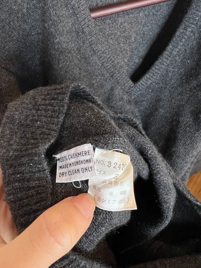 Kenzo Kenzo Cashmere V-Neck Sweater - dmc Size US XS / EU 42 / 0 - 4 Thumbnail
