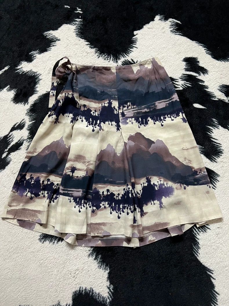 Kenzo Kenzo Ink Landscape Print Skirt - dmc Size US 30 / EU 46 - 6 Thumbnail