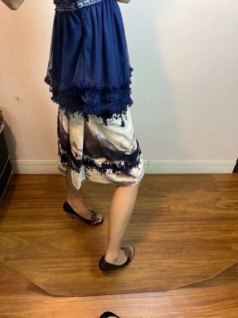 Kenzo Kenzo Ink Landscape Print Skirt - dmc Size US 30 / EU 46 - 7 Thumbnail