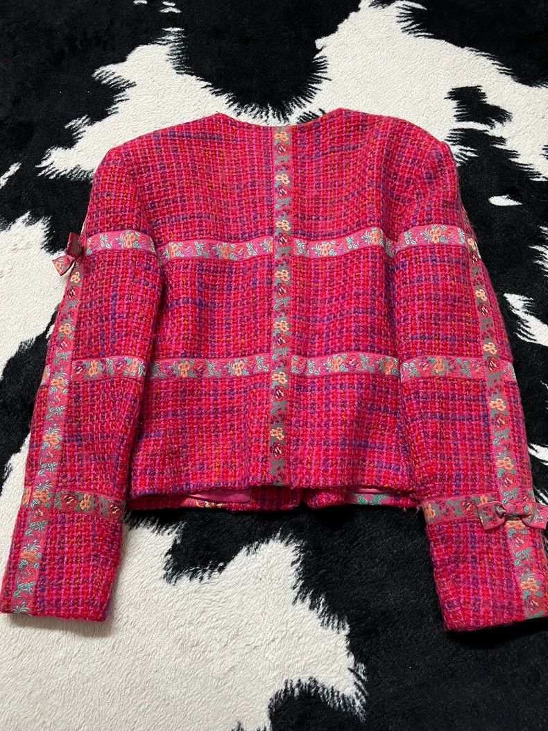 Kenzo Kenzo Wool Bow Floral Embroidered Coat - dmc Size US M / EU 48-50 / 2 - 7 Thumbnail