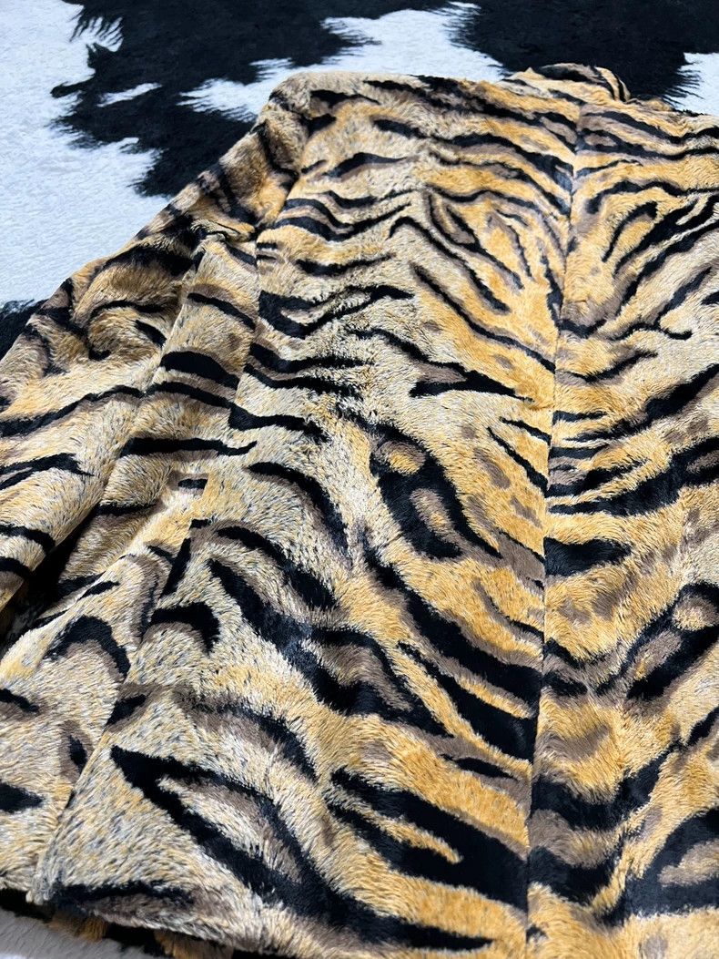 Kenzo Kenzo 1998 Tiger Print Velvet Coat - dmc Size US XS / EU 42 / 0 - 6 Thumbnail