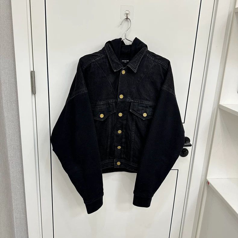 Fear of God Fear of God 5th Denim Hooded Jacket - dmc Size US S / EU 44-46 / 1 - 8 Thumbnail