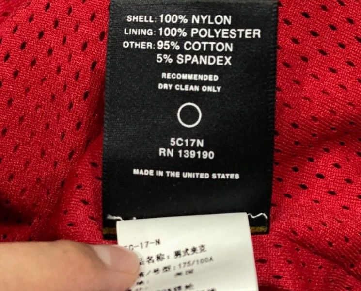 Fear of God Fear of God China Limited Red Varsity Jacket - dmc Size US M / EU 48-50 / 2 - 5 Thumbnail
