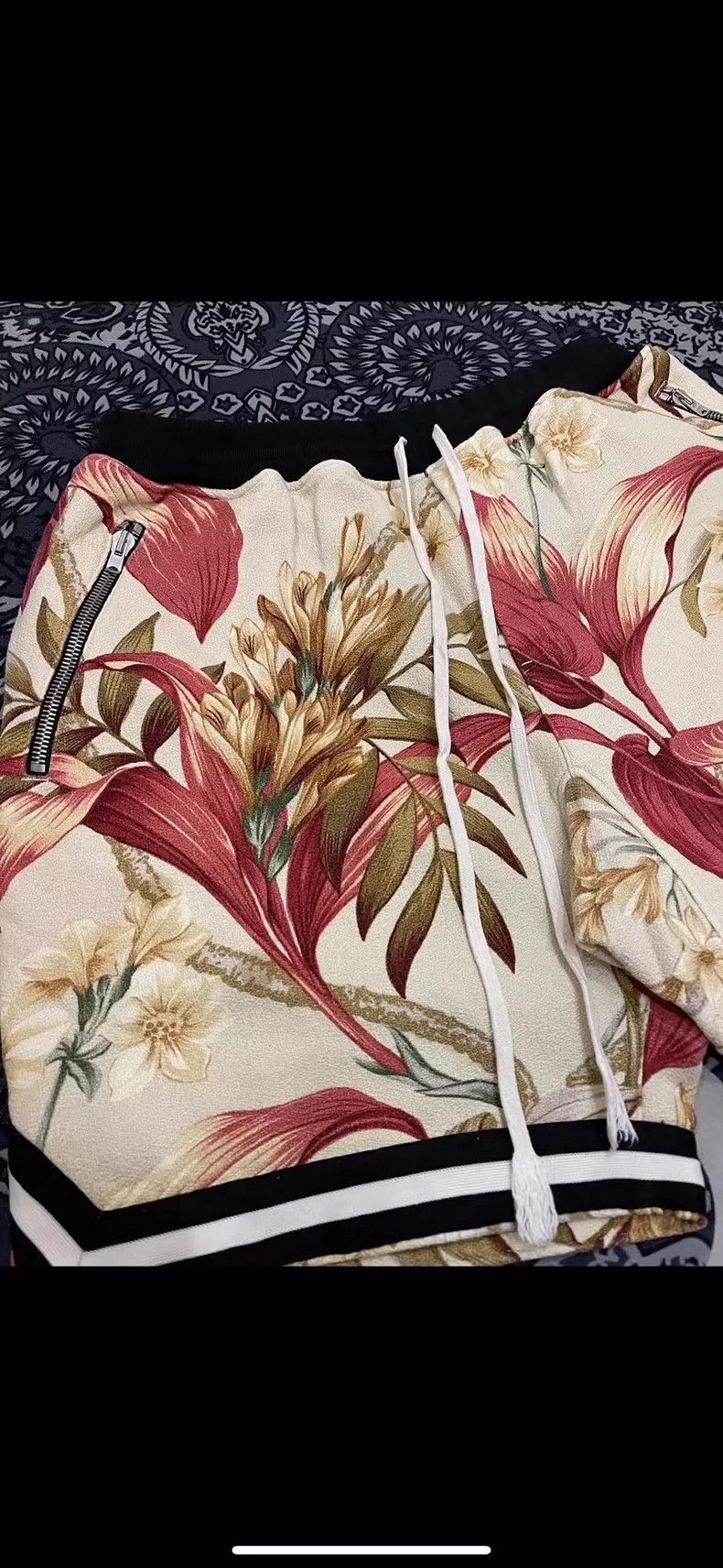 Fear of God Fear of God 5th Main Line Beige Floral Shorts - dmc Size US 31 - 3 Thumbnail