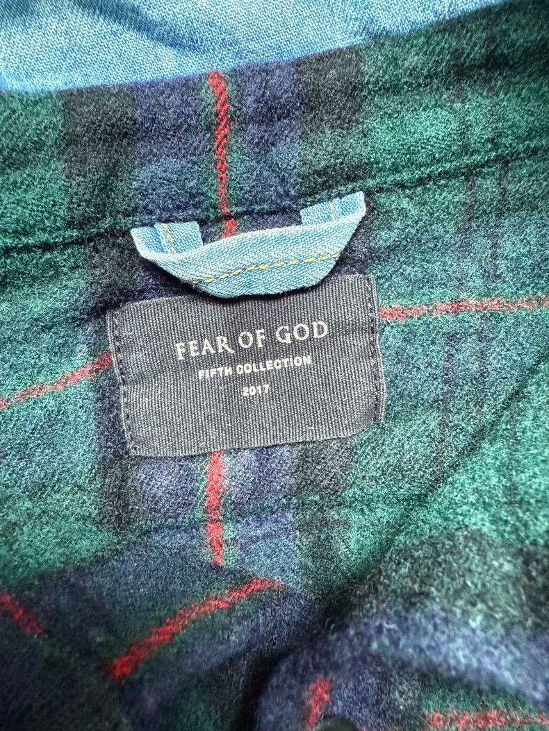 Fear of God Fear of God 5th Collar Flannel Shirt - dmc Size US M / EU 48-50 / 2 - 3 Thumbnail