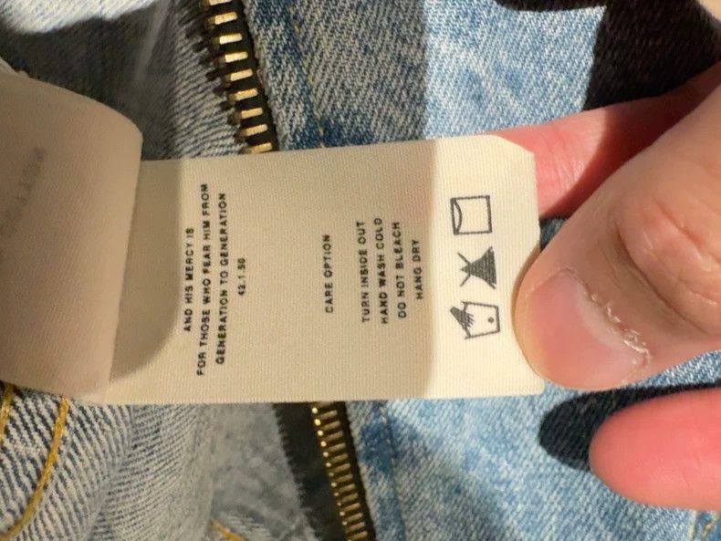 Fear of God Fear of God 5th Splatter Denim Jacket - dmc Size US XL / EU 56 / 4 - 5 Thumbnail