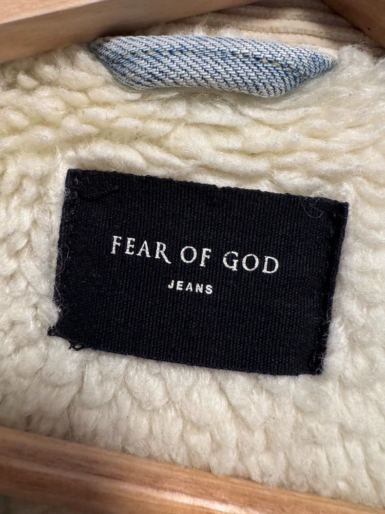 Fear of God Fear of God 5th Sherpa Denim Jacket L - dmc Size US L / EU 52-54 / 3 - 3 Thumbnail