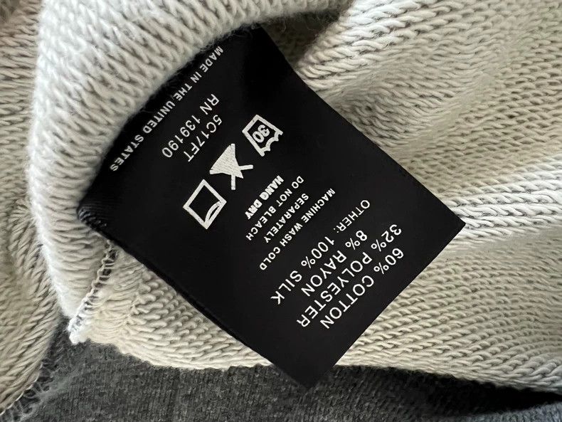 Fear of God Fear of God 5th Season Gray Sweatshirt - dmc Size US XL / EU 56 / 4 - 3 Thumbnail