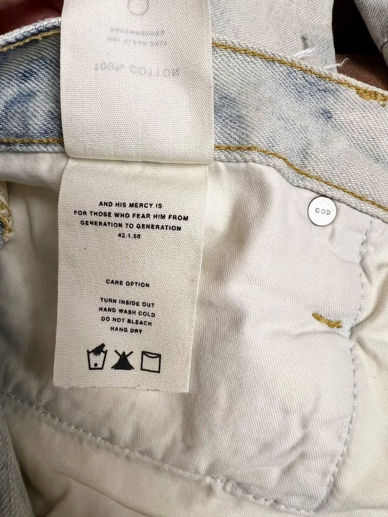 Fear of God Fear of God 5th Snow Wash Jeans - dmc Size US 34 / EU 50 - 8 Thumbnail