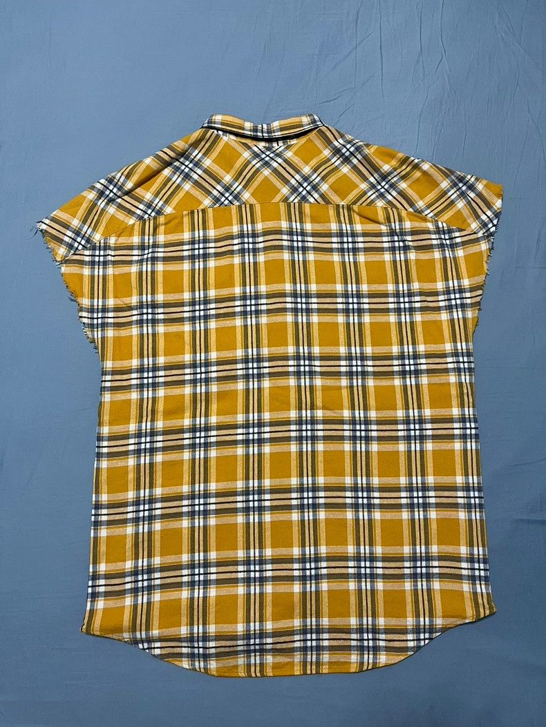 Fear of God Fear of God Yellow Plaid Sleeveless Shirt - dmc Size US XL / EU 56 / 4 - 5 Thumbnail