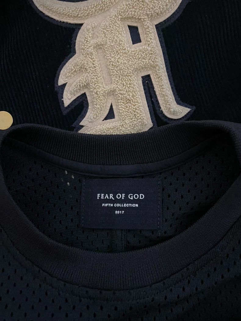 Fear of God Fear of God 5th Black Mesh Tee S - dmc Size US S / EU 44-46 / 1 - 2 Thumbnail