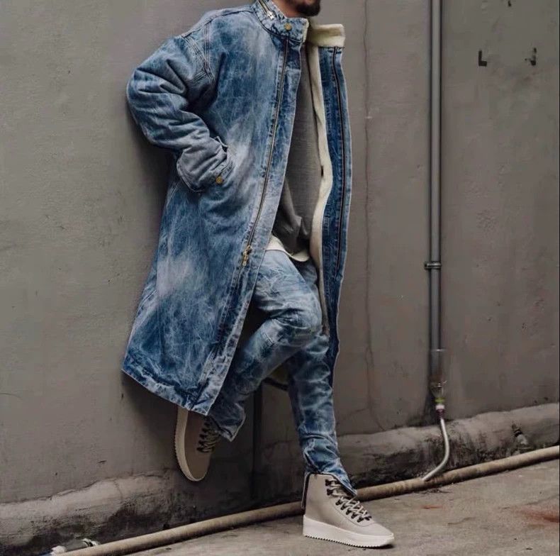 Fear of God Fear of God 5th Collection Water Ripple Coat - dmc Size US L / EU 52-54 / 3 - 8 Thumbnail