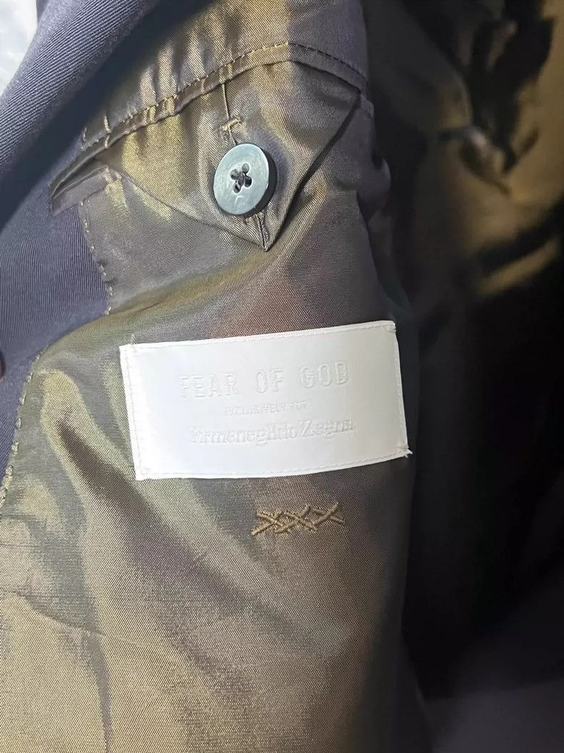 Fear of God Fear of God x ZEGNA Double-Breasted Blazer - dmc Size US S / EU 44-46 / 1 - 2 Thumbnail