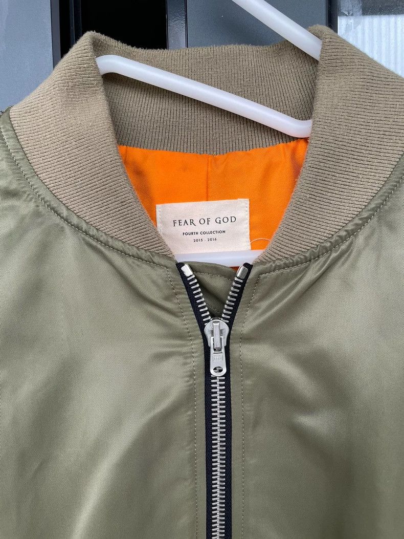 Fear of God Fear of God 4th Collection Bomber Jacket - dmc Size US L / EU 52-54 / 3 - 2 Thumbnail
