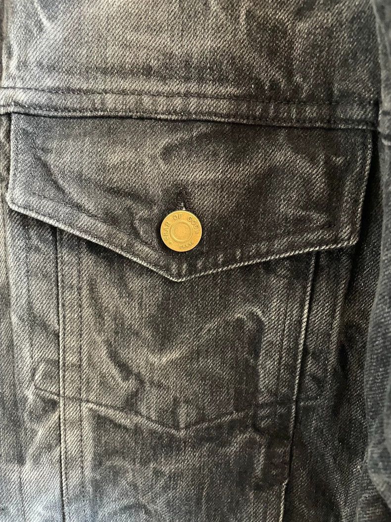 Fear of God Fear of God 5th Black Denim Jacket - dmc Size US M / EU 48-50 / 2 - 4 Thumbnail