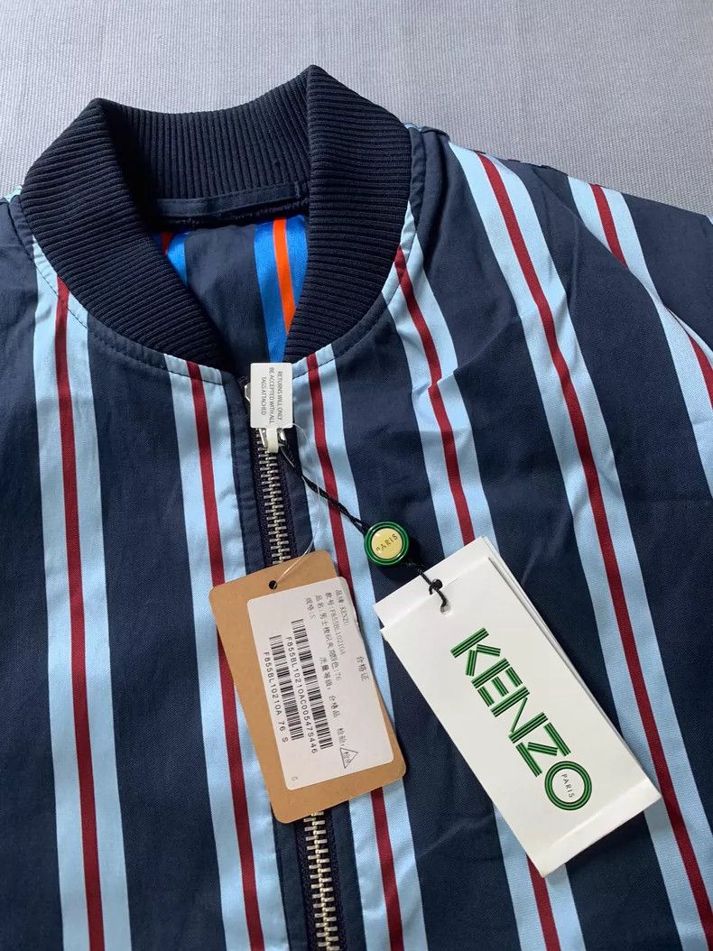 Kenzo Kenzo Striped Zip Jacket S - dmc Size US S / EU 44-46 / 1 - 4 Thumbnail