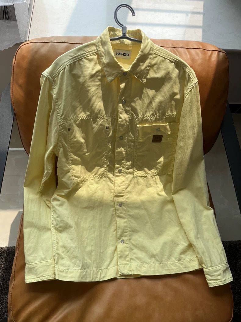 Kenzo Kenzo Men's Logo Long Sleeve Shirt - dmc Size US S / EU 44-46 / 1 - 4 Thumbnail