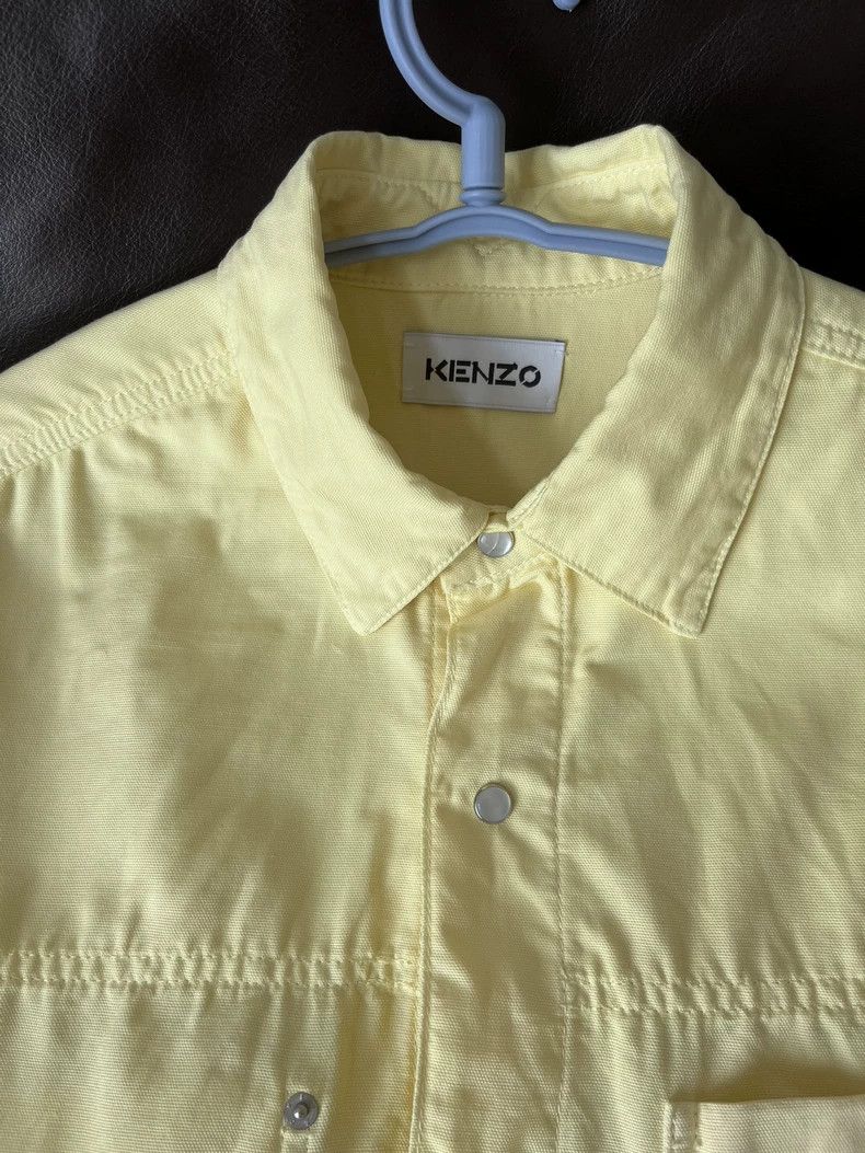 Kenzo Kenzo Men's Logo Long Sleeve Shirt - dmc Size US S / EU 44-46 / 1 - 3 Thumbnail