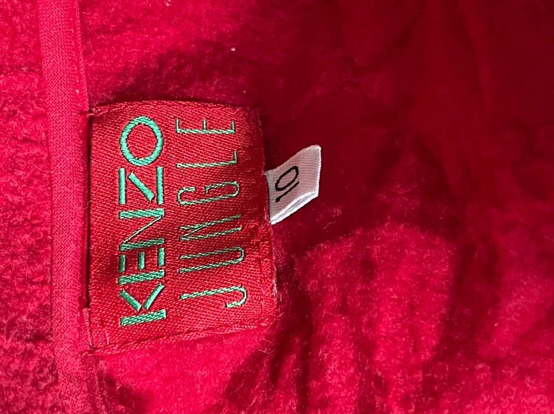 Kenzo Kenzo Red Pleated Square Collar Cardigan - dmc Size US S / EU 44-46 / 1 - 7 Thumbnail
