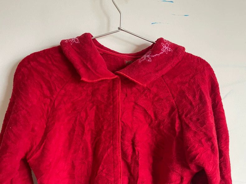 Kenzo Kenzo Red Pleated Square Collar Cardigan - dmc Size US S / EU 44-46 / 1 - 2 Thumbnail