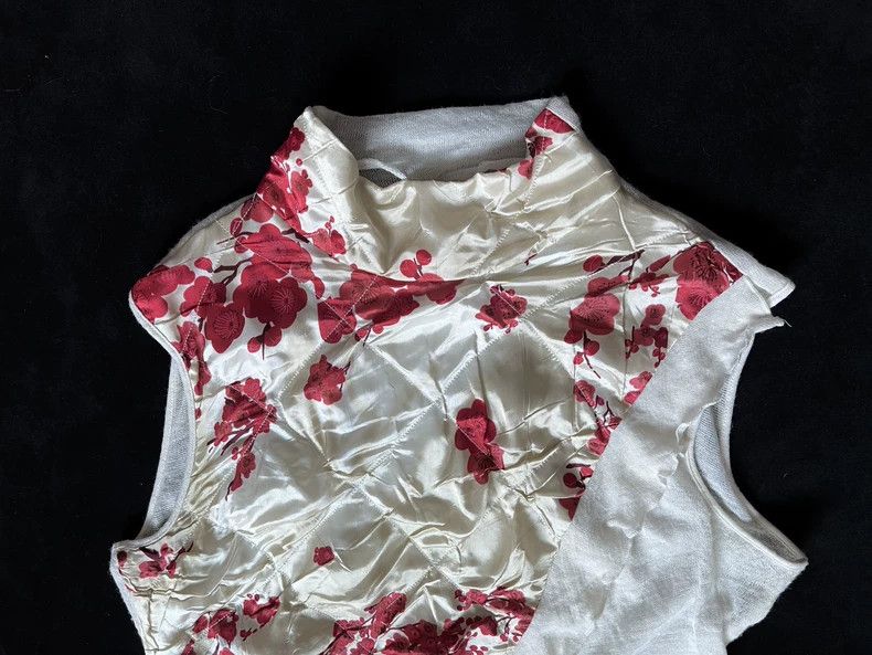 Kenzo 1990s Kenzo Beige Plum Sleeveless Top - dmc Size US L / EU 52-54 / 3 - 8 Thumbnail