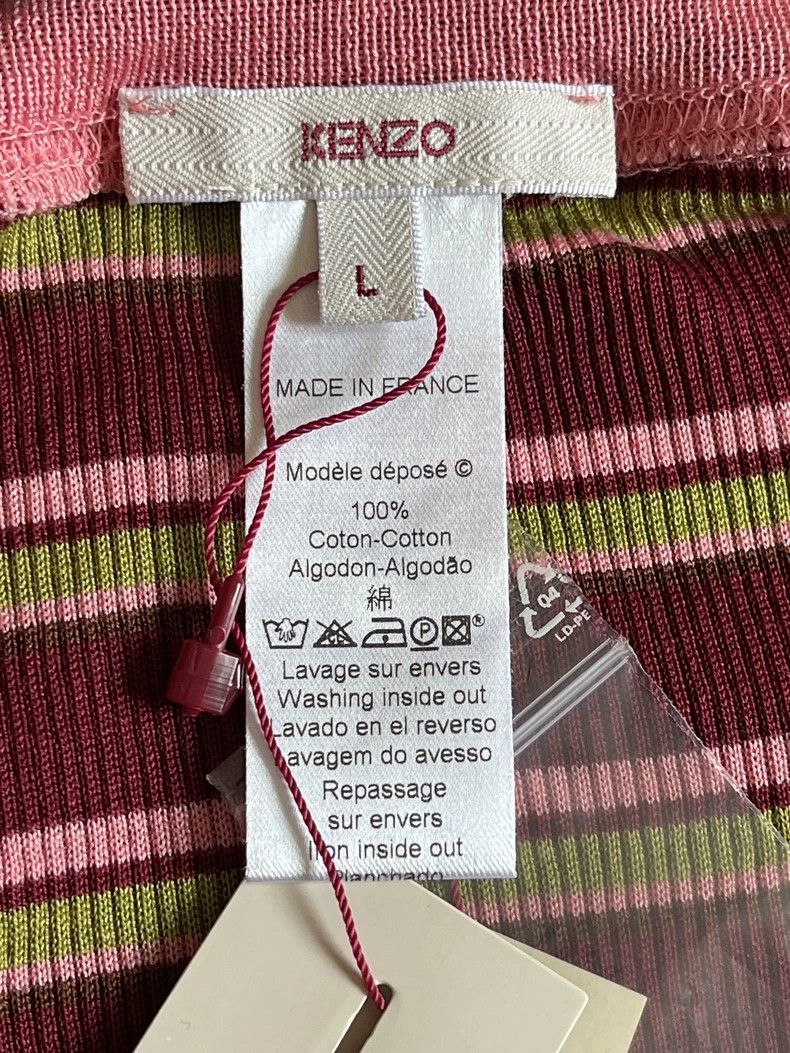 Kenzo Kenzo 2000s Striped Knit Cardigan - dmc Size US L / EU 52-54 / 3 - 9 Thumbnail