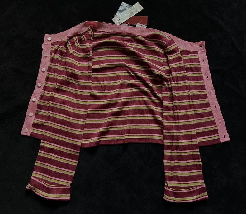 Kenzo Kenzo 2000s Striped Knit Cardigan - dmc Size US L / EU 52-54 / 3 - 4 Thumbnail