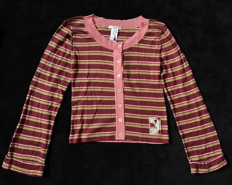 Kenzo Kenzo 2000s Striped Knit Cardigan - dmc Size US L / EU 52-54 / 3 - 2 Thumbnail