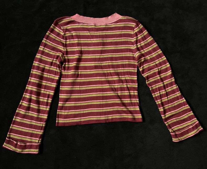 Kenzo Kenzo 2000s Striped Knit Cardigan - dmc Size US L / EU 52-54 / 3 - 3 Thumbnail