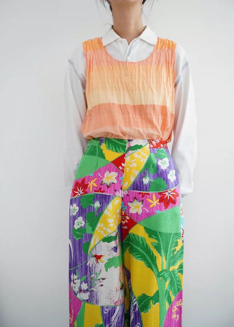Kenzo Kenzo 2000SS 30th Anniversary Silk Pants - dmc Size US 28 / EU 44 - 4 Thumbnail