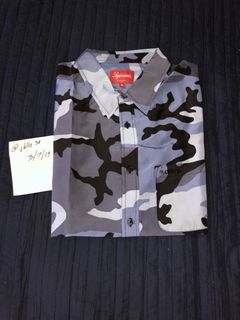 Supreme Silk Camo Shirt | Grailed