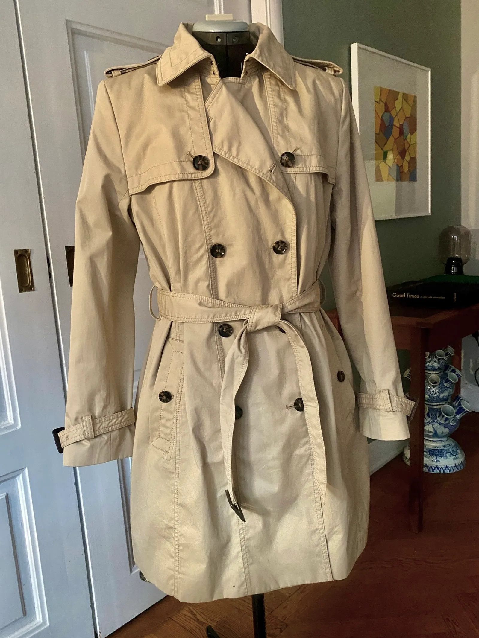 Banana Republic Banana Republic Trenchcoat Size L / US 10 / IT 46 - 4 Thumbnail