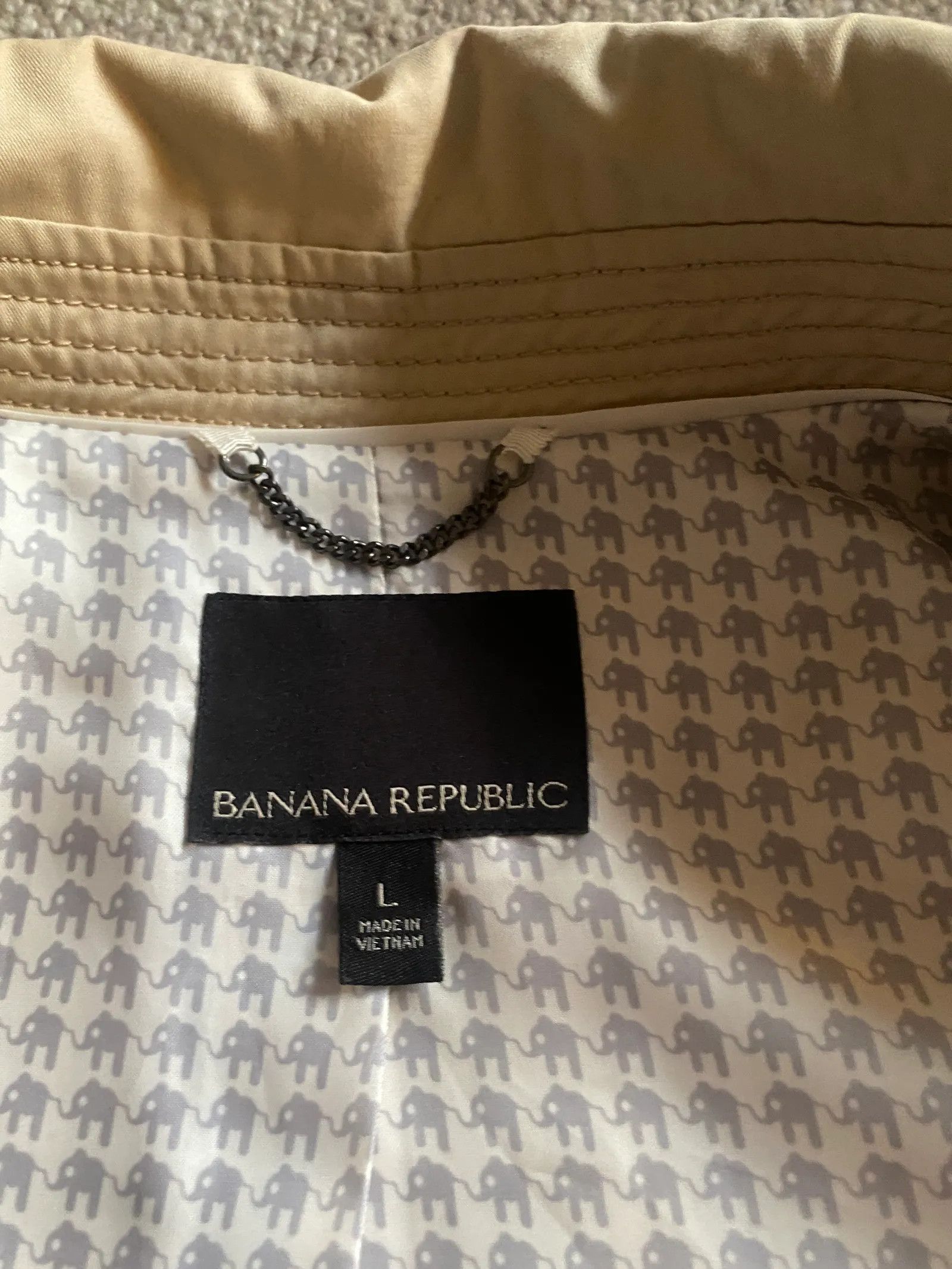 Banana Republic Banana Republic Trenchcoat Size L / US 10 / IT 46 - 2 Thumbnail