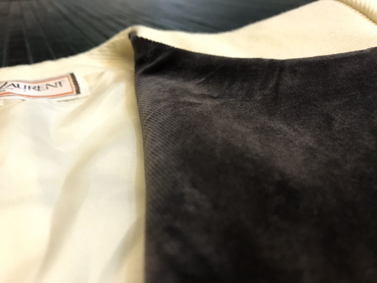 Saint Laurent Paris VINTAGE YVES SAINT LAURENT SINGLE BREASTED FITTED BLAZER Size US M / EU 48-50 / 2 - 4 Thumbnail
