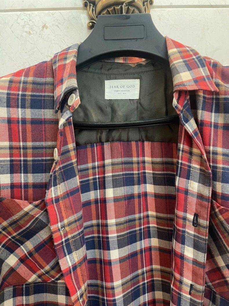 Fear of God Fear of God 4th Red Plaid Vest - dmc Size US S / EU 44-46 / 1 - 2 Thumbnail