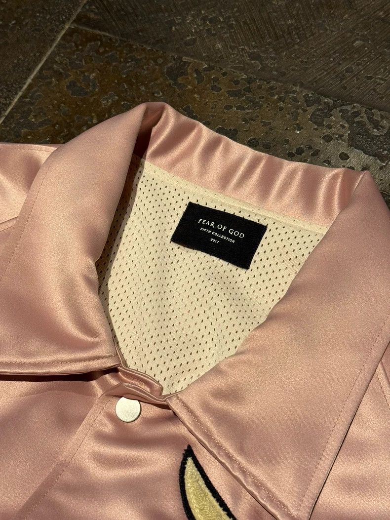 Fear of God Fear of God 5th Pink Silk Jacket - dmc Size US XL / EU 56 / 4 - 3 Thumbnail