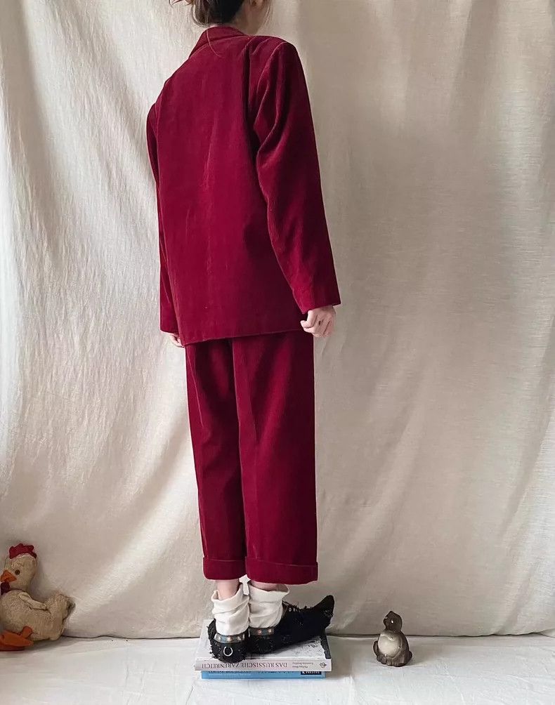 Kenzo Kenzo 1982 AW Corduroy Suit Set - dmc Size US 34 / EU 50 - 4 Thumbnail