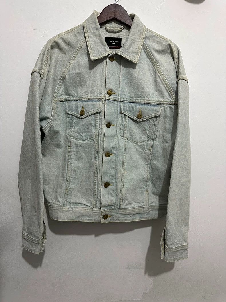 Fear of God Fear of God 5th Ice Blue Denim Jacket - dmc Size US S / EU 44-46 / 1 - 3 Thumbnail